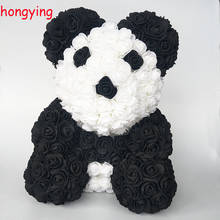roses bear  giant panda Artificial flowers valentine A birthday present Creative rose gift wedding decoration . 2024 - buy cheap