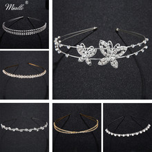 Miallo-Tiara nupcial con diamantes de imitación para mujer, accesorios de princesa para el pelo, accesorios de joyería para el cabello 2024 - compra barato