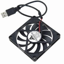 2 Pieces/lot Gdstime 5 Volt 2Pin Computer Cooling Fan With USB Connector 80x80x10mm 8010 80mm 2024 - buy cheap