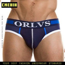 CMENIN New designed Brand Men Underwear Briefs Slip Mesh Shorts Cueca Gay men Underwear sexy Male panties Breathable Cotton 2024 - buy cheap