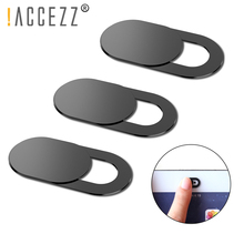 !ACCEZZ WebCam Cover Shutter Magnet Slider Plastic For iPhone Web Laptop PC For iPad Tablet Camera Mobile Phone Privacy Sticker 2024 - купить недорого