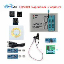 Programador USB SPI de alta velocidad, dispositivo con 7 adaptadores, mejor que EZP2013 EZP2010 2011, compatible con 24 25 93 EEPROM Flash Bios 2024 - compra barato