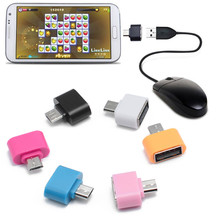 Мини-адаптер Micro USB на USB, адаптер OTG для смартфонов Android, заводская цена, Лидер продаж, бесплатная доставка 2024 - купить недорого