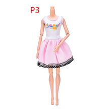 Для куклы Барби, лучшие подарки для детей, лучшие продажи, новые красивые вечерние платья ручной работы, модная верхняя одежда 2024 - купить недорого