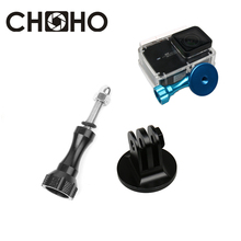Aluminum Alloy Thumb Knob Bolt Nut Screw Mount CNC + 1/4" Tripod Adapter for GoPro Hero 10 9 8 7 Xiaomi Yi 4K SJCAM SJ4000 H9 2024 - buy cheap