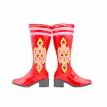 Botas de estilo mongol para mujer, zapatos de minería y danza, color rojo, accesorios de ropa para festival, china 2024 - compra barato