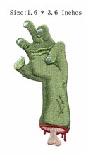Bordado de dedo para flor, 1.6 "de largura, verde, bordado/adesivos para moda/meu romance químico 2024 - compre barato
