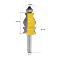 Roteador de molde de carboneto cimentado, 8mm, ferramenta elétrica, fresa de madeira, trabalho em madeira 2024 - compre barato