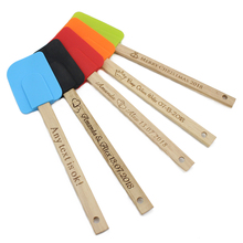 8pcs Personalized Engraved Real Wooden Handle Spatulas Spatula For Wedding Party Gifts Mother's Day Gifts Bridal Shower Favors 2024 - buy cheap