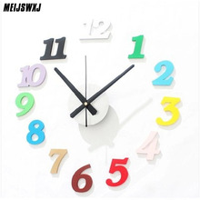 Saat Wall Clock Duvar Saati Reloj De Pared Digital Wall Clock Mute Colorful Watch Modern Design Relogio De Parede Horloge Murale 2024 - buy cheap