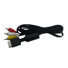 xunbeifang 100pcs a lot WholeSale 3RCA Audio Video AV Cable for Playstion PS2 FOR Sony 2024 - buy cheap