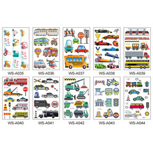 10pcs Construction Vehicle Temporary Tattoos Waterproof Truck Tattoo Stickers for Kids boys Birthday Party Favor 2024 - buy cheap