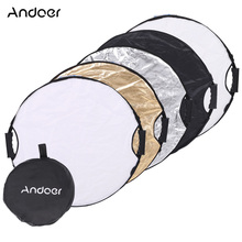 Andoer-Reflector redondo 5 en 1, 60cm, multidisco plegable, portátil, Circular, para fotografía, estudio, vídeo 2024 - compra barato