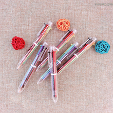 4 unids/lote gran oferta alta calidad creativa 6 colores bolígrafo pluma 0,5mm para niños Flexible bolígrafos Oficina escuela suministros 2024 - compra barato