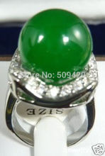 Anel de pedra verde em tamanho 7 #8 #9 # 2024 - compre barato