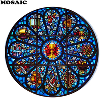 Full Square round Diamond Embroidery Mosaic religious Picture Of Rhinestone custom photo 5D Diy Diamond Painting Home Decoration 2024 - buy cheap