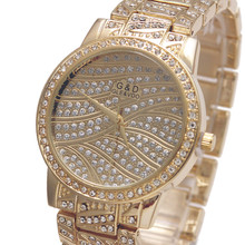 2017 Fashion Luxury G&D Women Watches Gold Women's Quartz Wristwatch Stainless Steel Relojes Mujer Lady's Bracelet Watch Clock 2024 - buy cheap