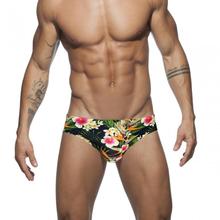 Novidade roupa de banho masculina estampa floral push up, roupa de banho sexy moda praia 226 2024 - compre barato