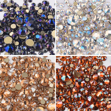 1440 unids/pack vidrio AB de diamantes de imitación de oro mixto (Anch.) tamaños manicura decoración piedras brillantes gemas manicura accesorios HJ05 2024 - compra barato