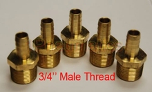 Free Shipping 10PCS/LOT 3/4'' Brass Male Thread Barb Fittings BARB-20 2024 - buy cheap