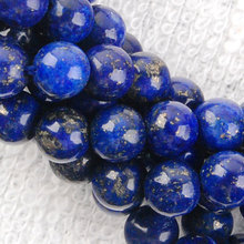 Free shipping Women  6mm Lapis Lazuli Loose Beads 15" FG0157 2024 - buy cheap