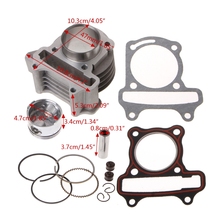 Kit de anéis para motor de moto, 47mm, grande furo, cilindro, pistão, para scooter moped gy6 50 60 80 139qmb 2024 - compre barato