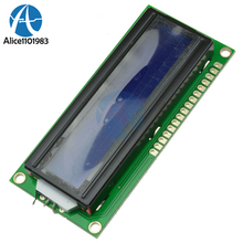 Módulo de pantalla LCD para Arduino 16, luz negra LED azul 1601, 16x1, LCM STN SPLC780D/KS0066, interfaz de una sola fila 5V 2024 - compra barato