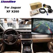 Liandlee-kit com câmeras de estacionamento para jaguar xf x260, tela original atualizada, interface de câmera de ré 2024 - compre barato