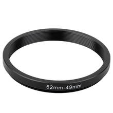 Lens Filter Adapter ring 49mm-52mm 49-52 mm 49 to 52 Step Up Filter Ring Stepping Adapter Adaptor Black 2024 - buy cheap