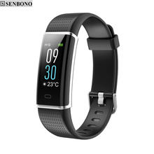 SENBONO ID130C Color HR LCD smart fitness tracker band support sport tracking heart rate Multi-sport mode SMS reminder bracelet 2024 - buy cheap