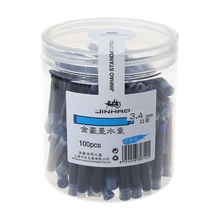 100pcs Jinhao Universal Erasable Blue Fountain Pen Ink Sac Cartridges 3.4mm Refills School Office Stationery 2024 - buy cheap