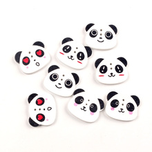 50pcs Mixed 22x18mm Wooden Panda Head Buttons For Clothing Needlework Scrapbooking Wood Decorative Crafts Diy Accessories 2024 - buy cheap