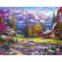 DIY Diamond Embroidery sale Rural dream landscape Full,Diamond Painting,Cross Stitch,3D,Diamond Mosaic,village,icon,decoration 2024 - buy cheap