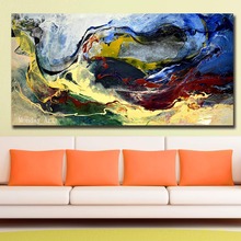 Canvas Painting 100% handpainted Landscape Abstract Oil painting on Canvas Wall Art for Bedroom Living Room Sofa Home Decoration 2024 - buy cheap