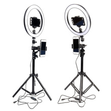 10" 26cm LED Studio Camera Ring Light Photography Photo Camera Ring Light With Tripod USB Plug For Phone Holder Make Up Youtube 2024 - buy cheap