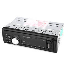 12 В автомобильный радиоприемник Авто аудио стерео-dash 1 DIN fm-передатчик aux вход приемника SD USB MP3 WMA автомобилей радио-плеер с светодиодный дисплей 2024 - купить недорого