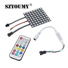 SZYOUMY 8x8 16x16 8x32 Pixels SK6812 WS2812B Individually Addressable Digital Flexible LED Panel Pixels Screen DC5V 2024 - buy cheap