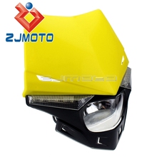 Faro de motocicleta todoterreno, Supermoto, Faro de carenado Enduro para Suzuki RMZ DRZ YZF, faro todoterreno 2024 - compra barato