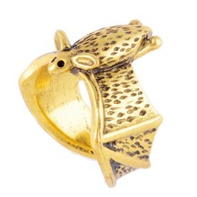 Мой AliExpress bat кольцо Симпатичные Бат Дизайн Регулируемый Размеры кольцо Новая Мода для животных Кольца для Для женщин детей 2024 - купить недорого