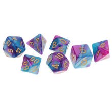 7 PCS Polyhedral Dice D20 D12 D10 D8 D6 D4 for Dungeons & Dragons Board Game 2024 - buy cheap