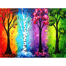 Full Square Drill 5D DIY Diamond Painting "Four Seasons Tree" Scenery Diamond Embroidery Cross Stitch Mosaic Home Decor gifts 2024 - buy cheap