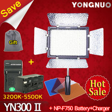 Yongnuo YN300 II YN-300 ll Pro LED Video Light +NP-F750 Battery+Charger 2024 - buy cheap