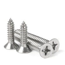 M1 M1.2 M1.4 M1.5 M1. M1.7 M2 M2.2 M2.6 304Stainless Steel Phillips Flat Head Screw Small Metric Countersunk Self Tapping Bolt 2024 - buy cheap