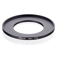 original RISE(UK) 49mm-77mm 49-77mm 49 to 77 Step Up Ring Filter Adapter black 2024 - buy cheap