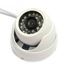 Наружная камера видеонаблюдения 1/3 дюйма, 3,6 ТВЛ, 24 светодиода, CMOS, мм, широкоугольный объектив 2024 - купить недорого