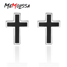 Запонки Memolissa в форме распятия для мужчин и женщин, роскошные модные брендовые медные запонки с крестом 2024 - купить недорого