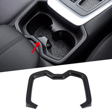 Accesorios de coche para Toyota RAV4 2019 2020, accesorios de estilo de coche, Interior de ABS frontal para posavasos, moldura de Marcos, 1 unidad 2024 - compra barato