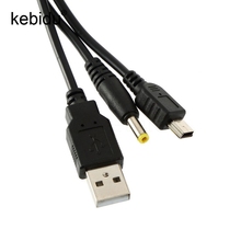 Kebidu 2 в 1 USB-кабель для передачи данных, кабель питания, шнур для передачи данных для PS Vita к ПК для PS 2000 3000, игровые аксессуары 2024 - купить недорого