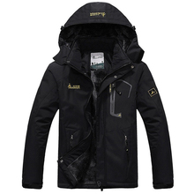 Toppick Men's Winter Inner Fleece Waterproof Jacket Outdoor Sport Warm Brand Coat Hiking Camping Trekking Skiing Male Jackets 2024 - buy cheap