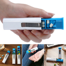 1Pc Portable Travel 3 Grid Medicine Drug Pill Box Case Storage Organizer Random Colors Hot Sale 2024 - buy cheap
